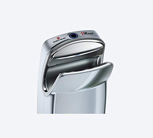 World Dryer VMax Vertical Hand Dryer, 110-120V World Dryer V-649A VMax Vertical Hand Dryer, 110-120V, Excessive-Impression ABS Cowl in Silver.