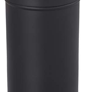 Gramercy Accents, Brass, Matte Black Finish, Toothbrush Holder, 2.5 Inches by 4.5 Inches