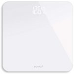 Digital Body Weight Bathroom Scale from GreaterGoods (White), Premium Designer Scale with Hidden Shine-Through Display