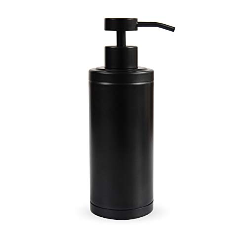 Zegeon Matte Black Soap Dispenser Hand Metal Pump Lotion Bottle for Bathroom, Bedroom and Kitchen