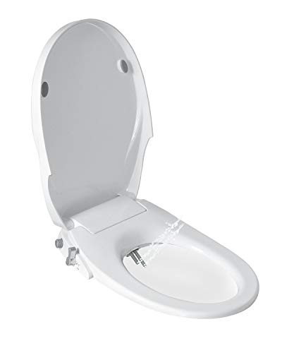 Toilet Seat Bidet with Dual Nozzles-Rear & Feminine Washing,Non Electric Bidet…