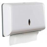 AIFUSI Paper Towel Dispensers，Commercial Toilet Tissue Dispensers Wall Mount Paper Towel Holder C-Fold/Multifold Paper Towel Dispenser for Bathroom, Kitchen(White)