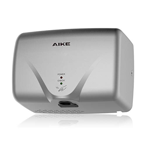 AIKE Mini Automatic Hand Dryer for Household High Speed AIKE AK2803Ok Mini Computerized Hand Dryer for Family Excessive Velocity 1150W, Silver ABS Cowl..