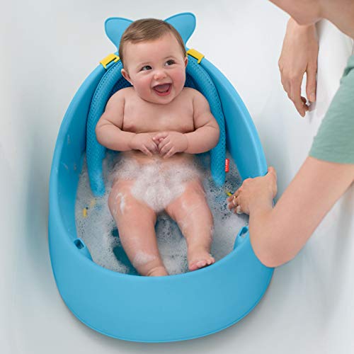 Skip Hop Baby Bath Tub: Moby 3-Stage Smart Sling Tub Skip Hop Child Tub Tub: Moby 3-Stage Good Sling Tub, Blue.