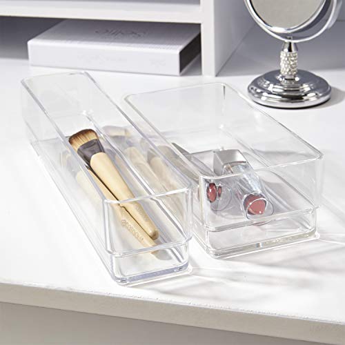 STORi Clear Plastic Makeup and Vanity Drawer Organizers STORi Clear Plastic Make-up and Vainness Drawer Organizers | 10 Piece Set.