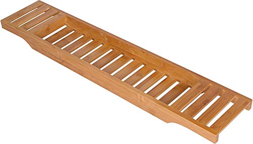 Bamboo Large 28.7" Long Slatted Bathtub Tray - By Trademark Innovations