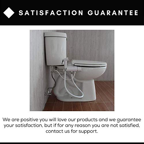 Shanasheel Bidet Toilet Attachment and Cleaning Nozzle Shanasheel Bidet Bathroom Attachment and Cleansing Nozzle Contemporary Water Non Electrical Mechanical Spray Twin and Adjustable Strain Wash Lever Sprayer Brass Inlet Inner Valve Nozzles.