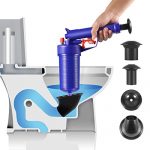 Toilet Plunger, 2020 New Air Drain Blaster, Pressure Pump Cleaner, High Pressure Plunger Opener Cleaner Pump for Bath Toilets, Bathroom, Shower, Sink, Bathtub, Kitchen Clogged Pipe