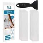 FUS Bathtub Stickers Non-Slip Shower Treads 12 Anti Slip Traction Grip Strips to Prevent Slippery Surfaces. (12, 1Pack)