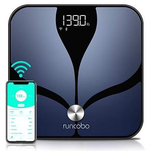 Smart Scale - Auto-Switch Wi-Fi Bluetooth Body Weight Scale with Body Fat, 14 Body Composition Monitor with iOS Android APP, Multiple Users, Unlimited Cloud Storage, scales digital weight and body fat