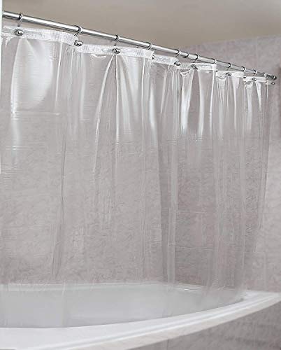 EPICA Strongest Mildew Resistant Shower Curtain Liner on The Market-100% Anti-Bacterial 10 Gauge Heavy Duty Liner-Waterproof-72x72 Inches-Clear