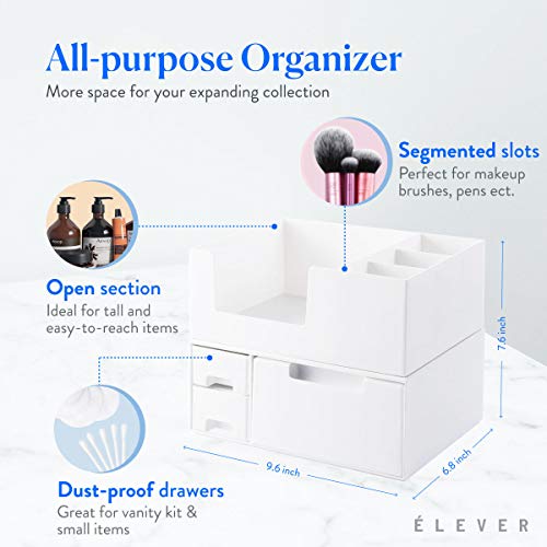 Makeup Organizer - Stackable Make up Organizers and Storage Drawers. Make-up Organizer - Stackable Make up Organizers and Storage Drawers. Instagramable Make-up Organizer Countertop, Beauty Organizer, Desk Organizer, Lavatory Organizer. Good Self-importance Items for Her.