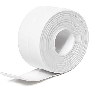 Tintvent Tape Caulk,Tub Caulking Tape,Caulk Strip PVC Self Adhesive Repai Tape for Bathtub Kitchen Sink Basin Edge Shower Toilet and Wall Mildew Sealing Tape(1-1/2" x 11' White)