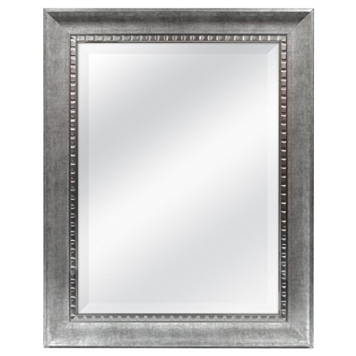 MCS 18x24 Inch Sloped Mirror, 23.5x29.5 Inch Overall Size, Silver (20563)