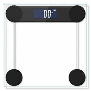 Digital Bathroom Scale, Body Weight Scale with Large Backlit Display, High Accuracy Step-On Technology, 400 Pounds