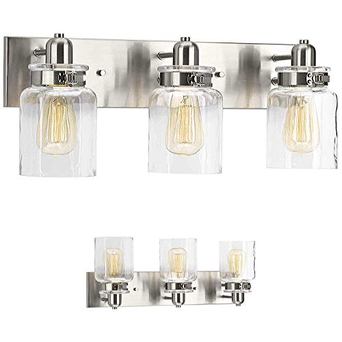 Bathroom Vanity Light Fixture - Bath Interior Lighting (Brushed Nickel, 3 - Lights)