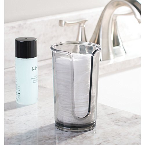 iDesign Clarity Disposable Dispenser Cup Holder iDesign Readability Disposable Dispenser Cup Holder, Smoke.