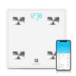 Arboleaf Digital Scale - Bluetooth Smart Scale Bathroom Weight Scale, Body Fat Monitor, 10 Key Composition, iOS Android APP, Unlimited Users, Auto Recognition, BMI, BMR
