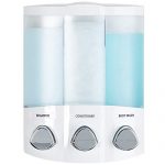 Better Living Products 76354 Euro Series TRIO 3-Chamber Soap and Dispenser, White