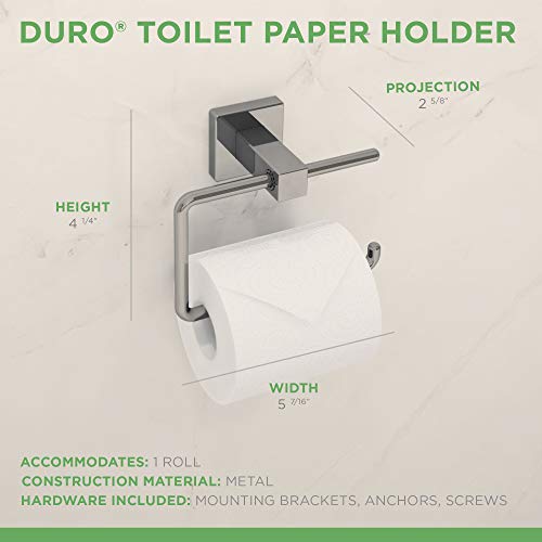 Symmons Duro Wall-Mounted, Toilet Paper Holder in Polished Chrome Symmons 363TP Duro Wall-Mounted Bathroom Paper Holder in Polished Chrome.