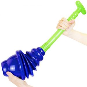 Luigi's Toilet Plunger: Powerful Toilet Unblocker to fit All Toilets, Clears and unblocks with a Powerful Bellows Action (2020 Heavy Duty Version)