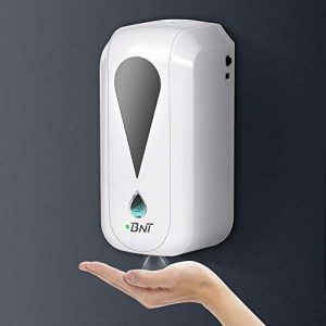 BNT Alcohol Spray Hospital Hand Sanitizer Machine Soap Dispenser Automatic Touchless Touch Free Wall Mounted Motion Sensor Smart Soap Dispenser for Toilet Restaurants Home 1200ML
