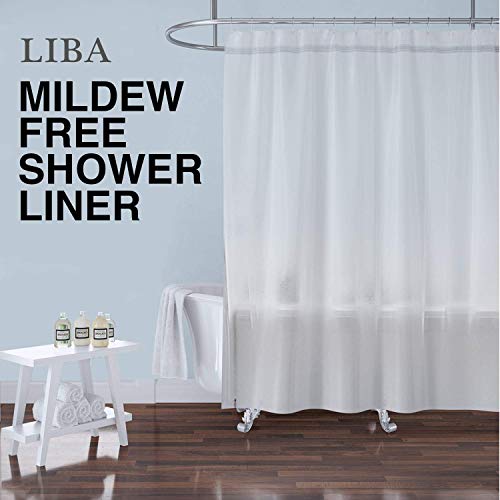 Mildew Resistant PEVA Shower Curtain Liner 72x72 Clear 10G Thickness Mildew Resistant PEVA Bathe Curtain Liner 72x72 Clear 10G Thickness, Mildew Resistant and No Chemical Odor.