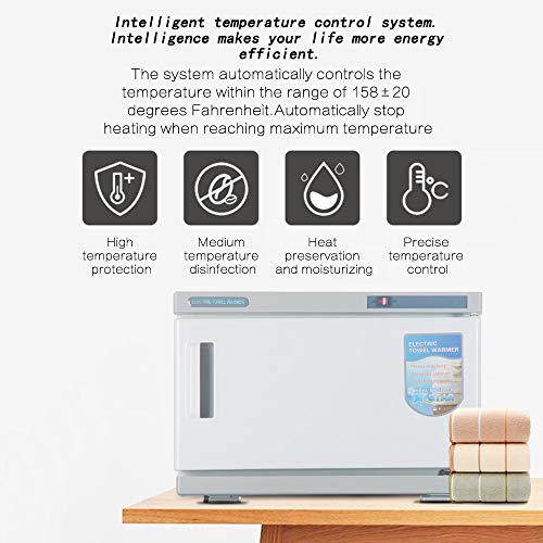 AceFox Professional Wet Towel Warmer, Beauty Hot Sterilizer 2 in 1 AceFox Skilled Moist Towel Hotter, Magnificence Sizzling Sterilizer 2 in 1, Use for SPA, Hair Magnificence, Salon and House, 16L Excessive Capability, Maintain 20-30 Sizzling Towels.