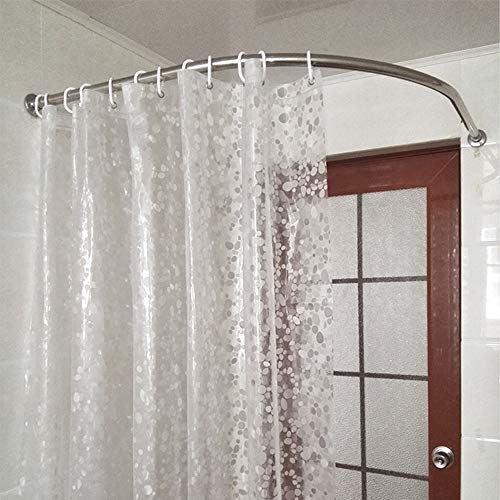 WELTRXE EVA Shower Curtain Water Repellent WELTRXE EVA Bathe Curtain Water Repellent,No Chemical Odor Bathe Curtain Liner,No Odor, Chlorine Free Bathe Liner,Heavy Obligation for Bathe Stall, Bathtubs 72 x 72,12 Hooks.