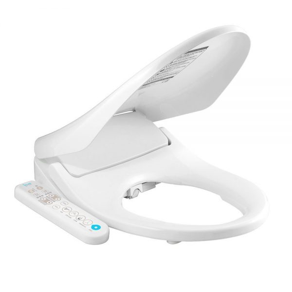 Inus Warm Air Dryer Heated Bidet Toilet Seat, Elongated Self-Cleaning Stainless Steel Nozzle, Tankless Direct Flow, Instant Heating System, Smart touch Panel and Adjustable Warm Water. [N22]