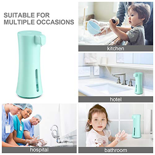 CHWARES Automatic Soap Dispenser,Touchless Smart Foaming Soap Dispenser CHWARES Automated Cleaning soap Dispenser,Touchless Sensible Foaming Cleaning soap Dispenser 450ml/15.2oz, Battery Operated Hand Free, Infrared Movement Sensor Electrical Cleaning soap Dispenser Waterproof for Rest room Kitchen (inexperienced).