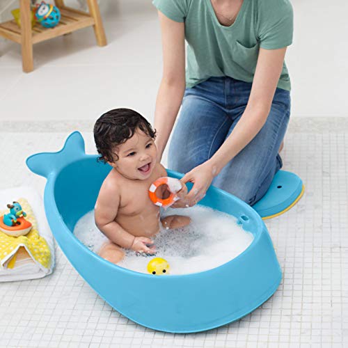 Skip Hop Baby Bath Tub: Moby 3-Stage Smart Sling Tub Skip Hop Child Tub Tub: Moby 3-Stage Good Sling Tub, Blue.