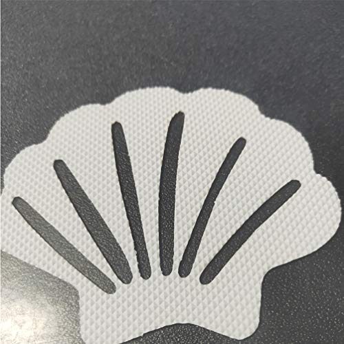 TOPBATHY Bathtub Stickers Non Slip, Shower Treads TOPBATHY Bathtub Stickers Non Slip Bathe Treads Adhesive Appliques Bathe Strips Treads to Stop Slippery Surfaces for Toilet Rest room Kitchen 12 Pcs Shell Form.
