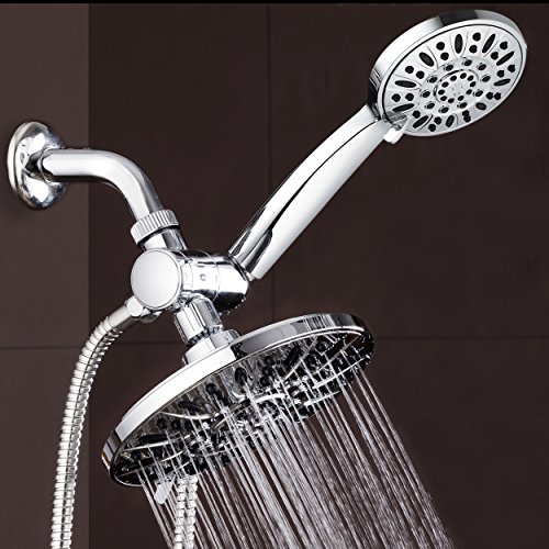 AquaDance 7" Premium High Pressure 3-Way Rainfall Combo AquaDance 7" Premium Excessive Stress 3-Manner Rainfall Combo for The Better of Each Worlds-Get pleasure from Luxurious Rain Showerhead and 6-Setting Hand Held Bathe Individually or Collectively - Chrome End - 3328.