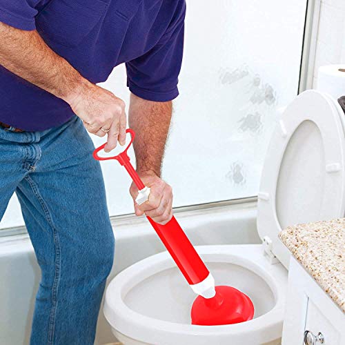 EverydaySolutions Toilet Bowl Plunger, Brush with Holder and High-Pressure Pump EverydaySolutions Rest room Bowl Plunger, Brush with Holder and Excessive-Stress Pump for Eradicating Heavy Responsibility Clogs, 3 in 1 Package for Cleansing, Scrubbing, Unclogging Rest room Bowl &amp; Rest room Storage.