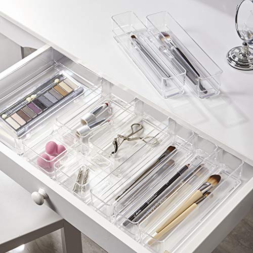 STORi Clear Plastic Makeup and Vanity Drawer Organizers STORi Clear Plastic Make-up and Vainness Drawer Organizers | 10 Piece Set.