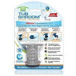 TubShroom the Revolutionary Tub Drain Protector Hair Catcher/Strainer/Snare, Gray