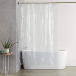 DEESEE(TM) Transparent Shower Curtain, Waterproof Clear Bathroom Lining PEVA Curtains with 3 Magnets