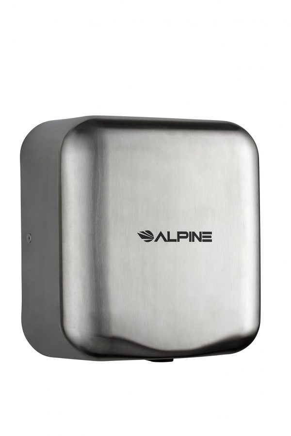 Alpine Hemlock Automatic Hand Dryer - Heavy Duty Stainless Steel - Commercial High Speed Hot Air Hand Blower | 1800Watts | 110-120Volts | Quick & Easy Installation