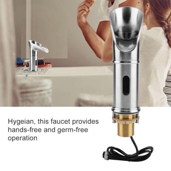 LED Faucet Kitchen Bathroom Temperature Sensor LED Water Faucet Stream Gentle Kitchen Toilet Bathe Faucet Faucet Nozzle Head Change Temperature Sensor Gentle Dwelling Faucet
