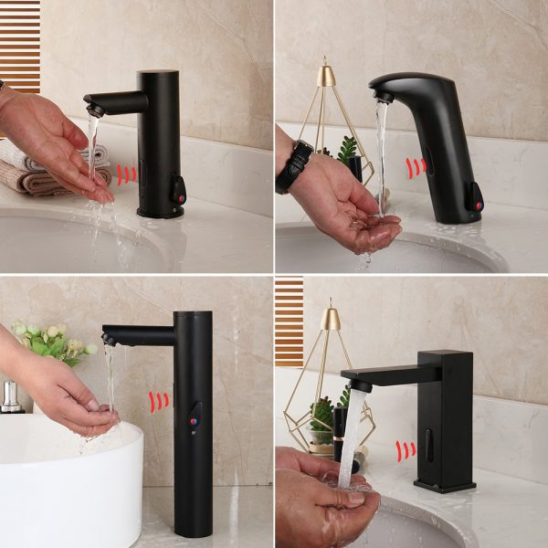 Automatic Sensor Faucet Bathroom Hot & Cold Water Mixer What's within the field: