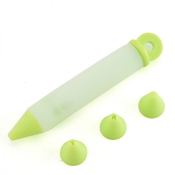 Silicone Food Writing Pen for Chocolate and Cake Decorating: A Must-Have Kitchen Gadget for Creative Baking Silicone Meals Writing Pen and Cake Decorating Tools: Perfect for creating detailed designs on desserts, chocolate and cream, including in cups. A must-have kitchen gadget for cooking enthusiasts.