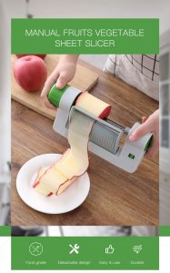 Efficient and Versatile Vegetable Sheet Slicer Kitchen Gadget