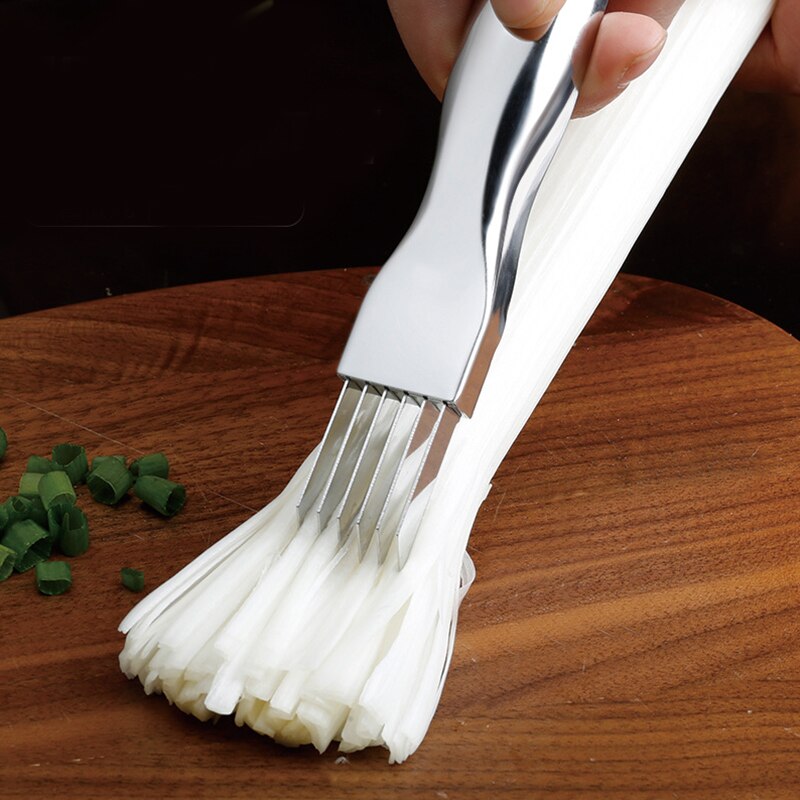 Kitchen Knife Onion Garlic Vegetable Cutter - Your Essential Cooking Companion The Kitchen Knife Onion Garlic Vegetable Cutter is a must-have in every kitchen. It's not just a knife; it's a versatile kitchen gadget that simplifies your food preparation tasks. Efficient Cutting: This cutter is designed to make your chopping, slicing, and dicing tasks quick and efficient. Whether you're tackling onions, garlic, vegetables, or other ingredients, it gets the job done with precision. Saves Time and Effort: Say goodbye to tedious chopping and slicing by hand. This kitchen gadget streamlines the process, saving you time and effort in the kitchen. Cooking Convenience: If you're a home cook or a professional chef, having the right tools at your disposal is crucial. This cutter makes cooking more enjoyable and helps you achieve consistent results in your dishes.  